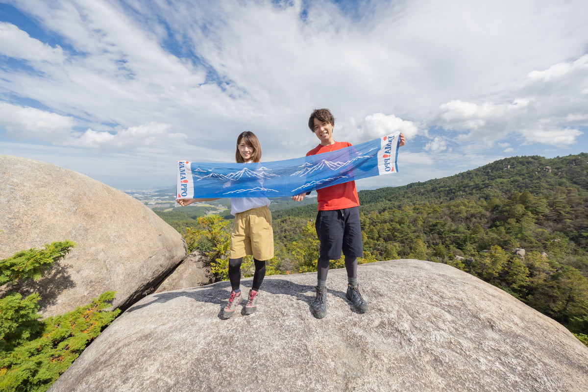 山ippo手ぬぐいスカーフ⛰️🧣